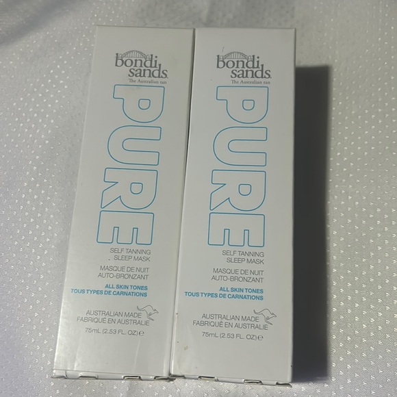 2x Bondi Sands Pure Self Tanning Sleep Mask 75ml for all Skin Tones Tan - Picture 3 of 3